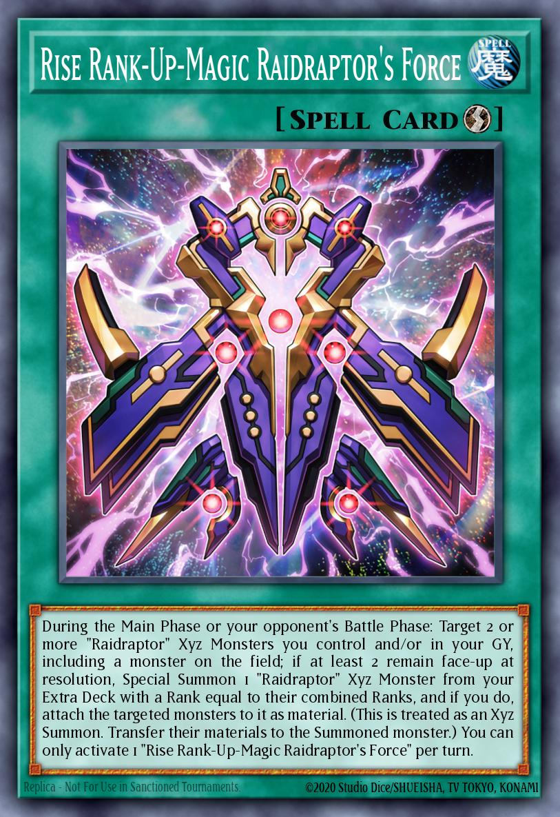 Rise-Rank-Up-Magic Raidraptor's Force